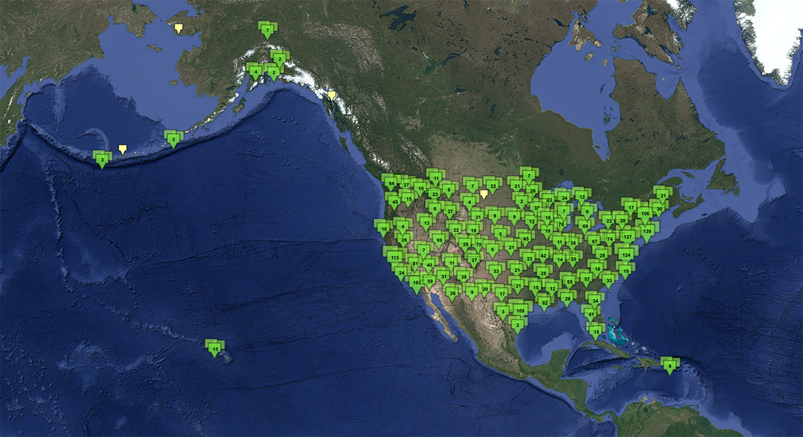 The CLUI Land Use Database
